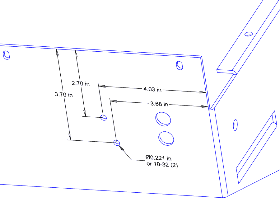 Image of ZipLoader Micrometer Adjustment Mounting Holes