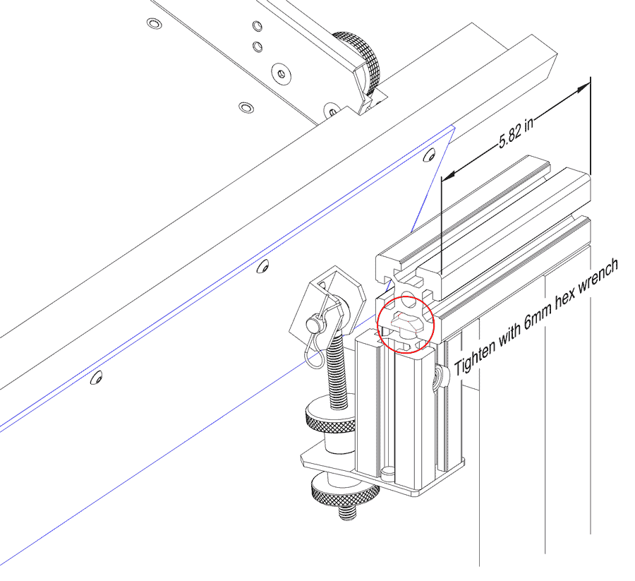 Image of ZipLoader Micrometer Adjustment Location