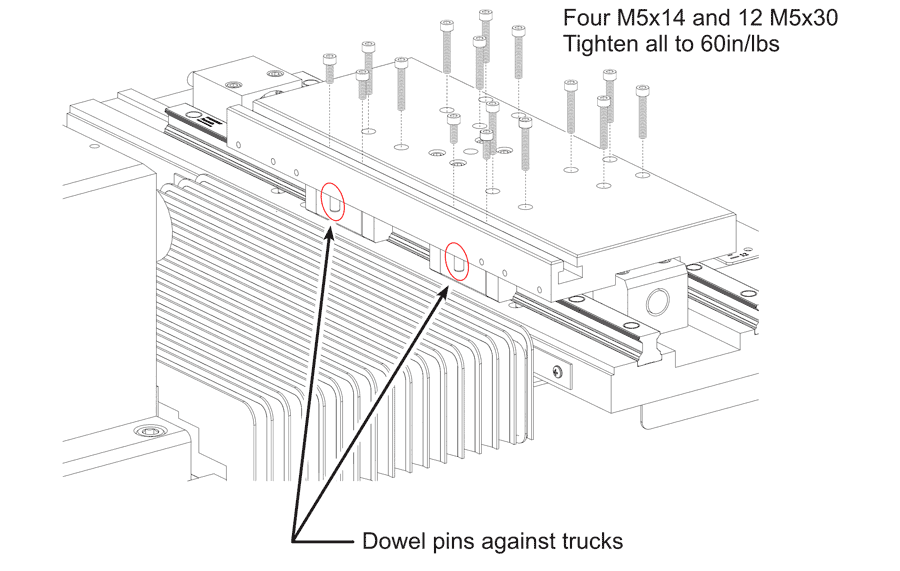 Image of Tooling Plate / Ballscrew Replacement