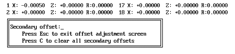 Image of Secondary Offset Table excerpt