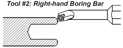 Image of Setting Boring Bar at Face of Part