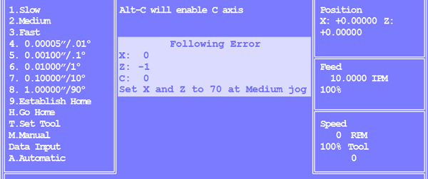 Image of G4 CNC Ctrl-E Diagnostic