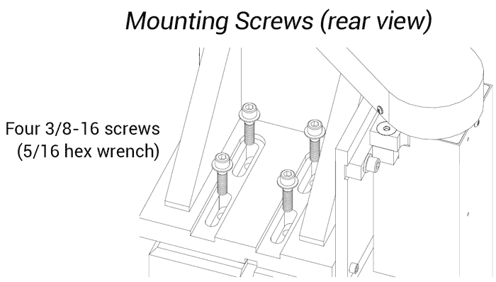 VCO: Headstock Mounting Screws