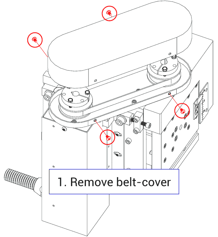 VCO: Remove Belt Cover